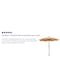 Flash Furniture Tan 9 FT Round Umbrella - Crank and Tilt Function GM-402003-TAN-GG - alternate 8